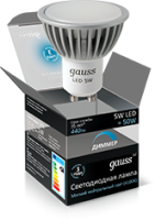 Лампа 5W GU10 4100K диммируемая