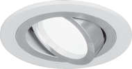 Светильник Gauss Aluminium AL010 Круг. Белый/Хром, Gu5.3 1/50