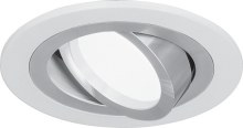 Светильник Gauss Aluminium AL010 Круг. Белый/Хром, Gu5.3 1/50