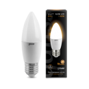Лампа Gauss LED Candle E27 6.5W 100-240V 2700К 1/10/50