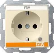 046901 Розетка с з/к и контрольной лампой и полем для надписи для ZSV (дополнительное обеспечение безопасно