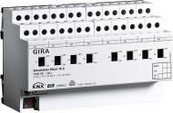 100600 Реле GIRA instabus knx-eib серияKNX/EIB, 8-канальное, с ручным управлением