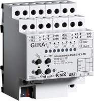 103900 Реле/устройство управления жалюзи GIRA instabus knx-eib серия KNX/EIB, 4-канальное 230/24-48 В, с ручным управлением