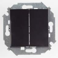 1591397-032 15 Чёрный Выключатель 2-кл проходной (переключатель), 16А, 250В, винт.заж.