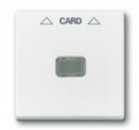 1710-0-3864 (1792-94) BJB Basic 55 Бел Накладка карточного выключателя(мех. 2025U)