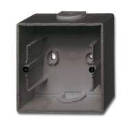 1799-0-0965 (1701-95) BJB Basic 55 Шато (чёрн) Коробка для открытого монтажа, 1-постовая