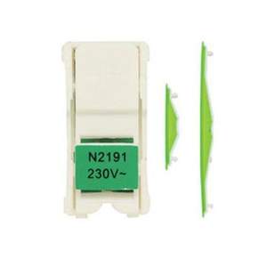 2191 VD NIE Stylo Вставка подсветки для Выключатели и кнопок (зеленый корпус)