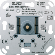 225TDE Мех Светорегулятор поворотно-нажимной 20-525 Вт для л/н и электронных трансформаторов 