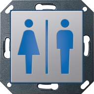 2791203 Светодиодный указатель с пиктограммой "Мужской и жеский туалет"