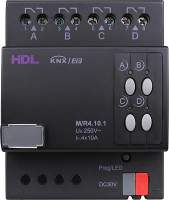 HDL-M/R04.10.1 DIN реле, 4-канальное, 10A на канал, KNX