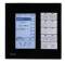 HDL-M/DLP04.1-48 Клавишная настенная панель KNX с экраном DLP, европейский стандарт (без шинного соединителя HDL-M/PCI.1)Сменные рамки и обрамления (Стандартные цвета: Белое/Черное стекло)