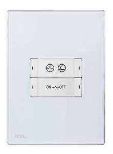 HDL-M/P02.2-46 2-клавишная панель KNX, австралийский/US стандарт (без шинного соединителя HDL-M/PCI.3)