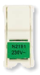 N2191 VD NIE Zenit Лампа неоновая для 1-полюсных Выключатели и кнопок, цвет цоколя зелёный