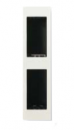 N2671.2 BL NIE Zenit Бел Цоколь для установки в мебель/перегородки на 2 х 1 модулю, вертикальный