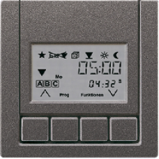 AL5232AN LS 990 Антрацит Накладка нажимного электронного жалюзийного выключателя