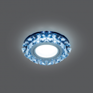 Светильник Gauss Backlight BL052 Кругл. Графит/Кристалл/Хром, Gu5.3, LED 4100K 1/40