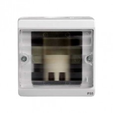 ENN34523 Бокс для сигнальной лампы, прозрачное стекло, о/у в сборе, серый IP55