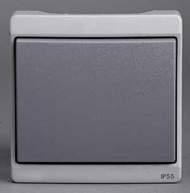 ENN37026 Кнопочный выключатель комб в блок, о/у, серый, в сборе IP55