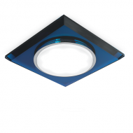 Светильник Gauss Tablet GX206 Квадрат. Кристал/Синий, GX53 1/50