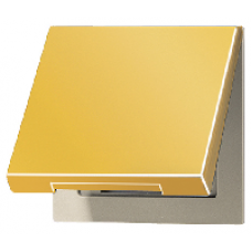 LS990KLGGO LS 990 Золото Откидная крышка для розеток и изделий с платой 50х50 мм