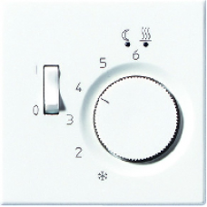 LSTR231PL LS 990 Беж Накладка термостата комнатного с выключателем(мех TR231U,TR241U) 