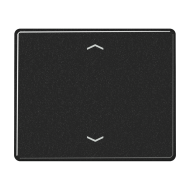 SL5232FSW SL 500 Черный Накладка нажимного электронного жалюзийного выключателя с ДУ (радио)