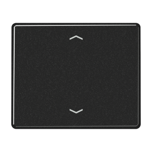 SL5232FSW SL 500 Черный Накладка нажимного электронного жалюзийного выключателя с ДУ (радио)