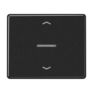 SL5232SW SL 500 Черный Накладка нажимного электронного жалюзийного выключателя