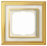 1754-0-4560 (1721-838-500) BJE Династия Полированная латунь/Белое стекло Рамка 1-ая