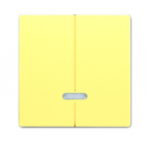 6599-0-2939 (6545-815) BJE Solo/Future Желтый Сахара Накладка двухканального нажимного светорегулятора