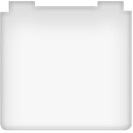 Белый Обрамление розетки 2к+з с крышкой арт. FD16901