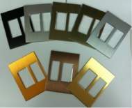 HDL Metal Facial Plate Внешняя металлическая рамка для клавишных, сенсорных или DLP панелей. (Европейский и австралийский/US стандарт)